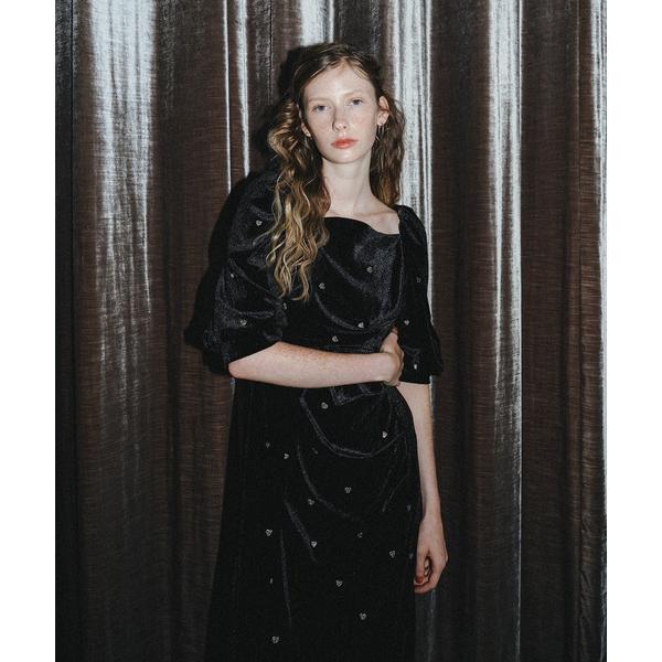 ZOZO問い合わせ番号:99664254ショップ:Dorry Doll，ドリードールブランド:et.UNiVER，エトユニベール商品名:Sweetheart velour dressカテゴリ:ワンピース/ドレス>ドレスブランド品番:1...