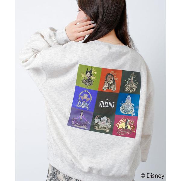 トレーナー スウェット Disney VILLAINS ディズニー ヴィランズ ボックス裏起毛トレーナー スウェット レディース