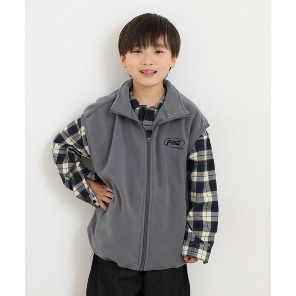 『タイムセール実施中』ZOZO問い合わせ番号:99664849ショップ:FUNALIVE，ファンアライブブランド:FUNALIVE，ファンアライブ商品名:キッズ ワイド ロゴ フリース ベストカテゴリ:トップス>ベストブランド品番:S...