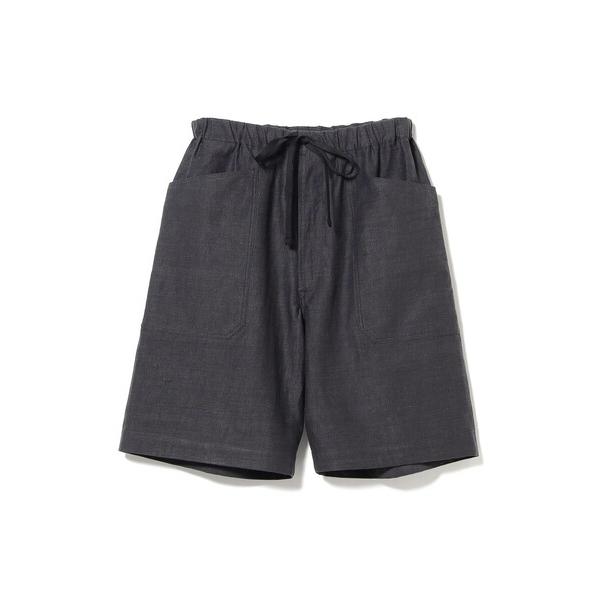 ハーフパンツ パンツ 短パン *A VONTADE / リネンコットン ミリタリー ヘリンボーン ショーツ メンズ