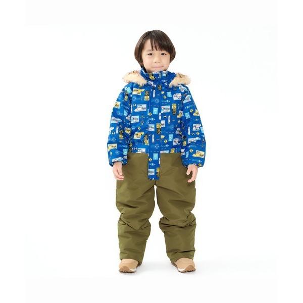 カバーオール アウター JR新幹線電車柄スノーコンビ キッズ 子供服 男の子