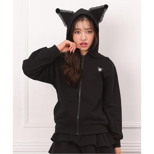『タイムセール実施中』ZOZO問い合わせ番号:99698976ショップ:BABYDOLL，ベビードールブランド:sanrio，サンリオ，PINKHUNT，ピンクハント商品名:PINKHUNT サンリオ 耳付きジップパーカー 1021Kカテゴ...