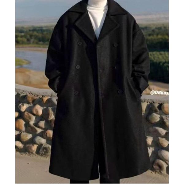 チェスターコート コート メルトンタッチダブルチェスターコート メンズ レディース