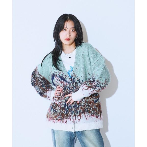 『セール実施中』ZOZO問い合わせ番号:99699985ショップ:JEANASIS，ジーナシスブランド:JEANASIS，ジーナシス商品名:landscape ブラッシュVニットカーディガン/610574カテゴリ:トップス>カーディガ...