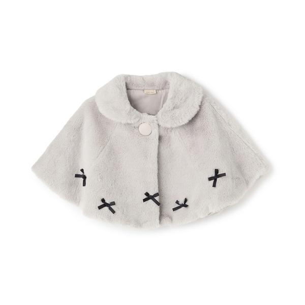 ※このアイテムは返品・交換対象外商品です。ZOZO問い合わせ番号:99730851ショップ:petit main，プティマインブランド:petit main，プティマイン商品名:2WAY衿リボンファーケープカテゴリ:ママ＆ベビー&gt;その...