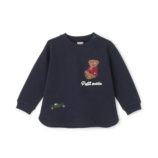 『セール実施中』ZOZO問い合わせ番号:99730863ショップ:petit main，プティマインブランド:petit main，プティマイン商品名:接結くまさがら長袖Tシャツカテゴリ:トップス>Tシャツ/カットソーブランド品番:9...