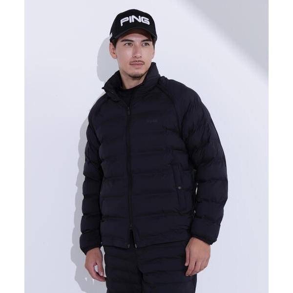 『セール実施中』ZOZO問い合わせ番号:99731520ショップ:the HOUSE，ザハウスブランド:PING，ピン商品名:【PING APPAREL】全方向ストレッチ接結ボーダー2WAY中綿ブルゾン ＜PERFORMANCE＞ (MEN...