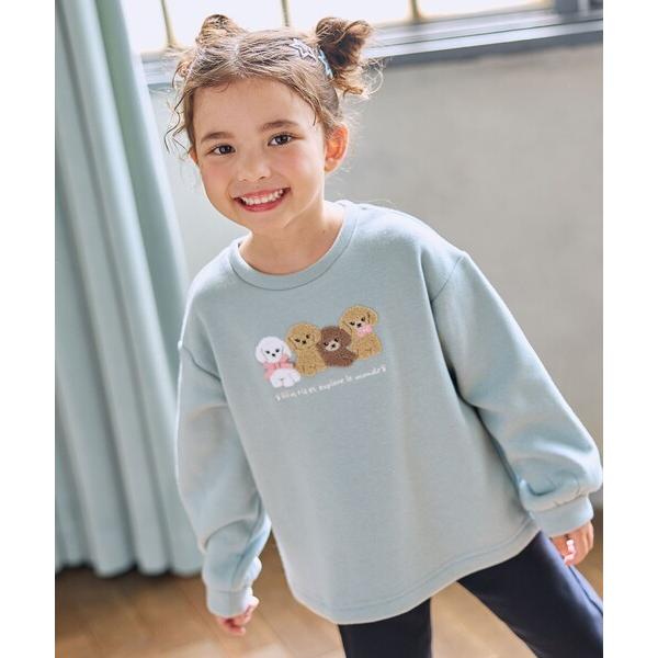 『セール実施中』ZOZO問い合わせ番号:99731670ショップ:ANY，エニィブランド:ANY，エニィ商品名:なかよしサガラ刺繍 裏シャギー トレーナーカテゴリ:トップス>スウェットブランド品番:TOFSGW0551素材:ブラック×...