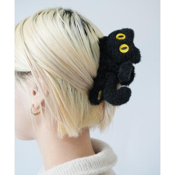 ZOZO問い合わせ番号:99732276ショップ:Port，ポートブランド:Jelly moo，ジェリームー商品名:【 Jelly moo / ジェリームー 】 ふわふわ キャットアイ バンスクリップ / ヘアクリップカテゴリ:ヘアアクセサ...