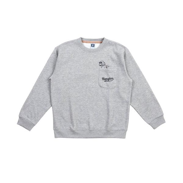 『タイムセール実施中』ZOZO問い合わせ番号:99732825ショップ:TETE，テットブランド:HANGTEN，ハンテン商品名:【HANGTEN/ハンテン】起毛ポケットデザイントレーナー/長袖 クルーネック スウェット ポケット カジュア...