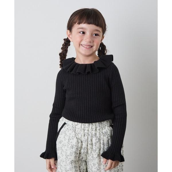 『タイムセール実施中』ZOZO問い合わせ番号:99732978ショップ:riziere，リジェールブランド:riziere，リジェール商品名:フリルカラーニットプルオーバーカテゴリ:トップス>ニット/セーターブランド品番:RZ25AW...