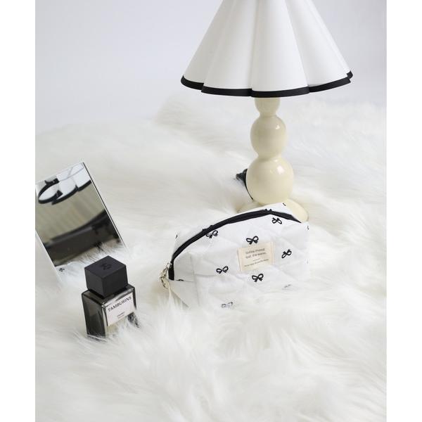 『タイムセール実施中』ZOZO問い合わせ番号:99734487ショップ:Vini，ヴィニブランド:Vini，ヴィニ商品名:リボンキルティングポーチ ミニサイズカテゴリ:財布/小物>ポーチブランド品番:VNS-ZA-202510-34-...