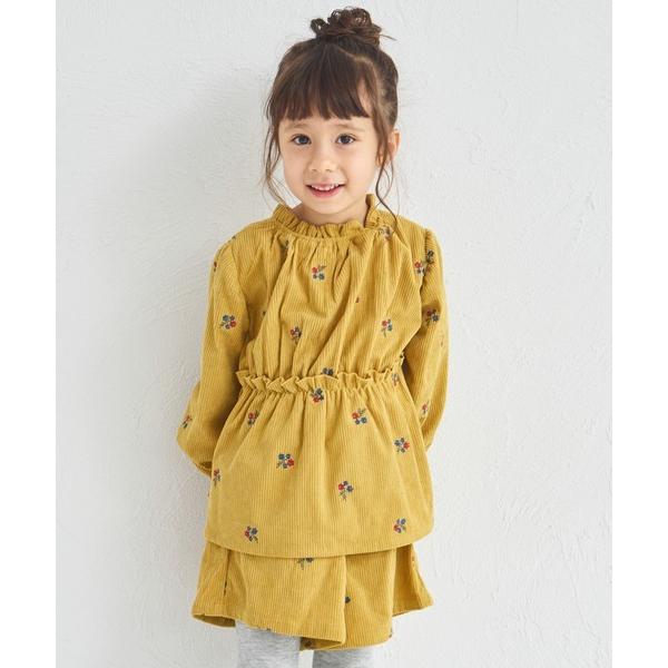 『セール実施中』ZOZO問い合わせ番号:99734998ショップ:pairmanon，ペアマノンブランド:pairmanon，ペアマノン，coucou manon，ククゥ マノン商品名:【リンクコーデ】フラワー刺繍 コーデュロイ キュロット...