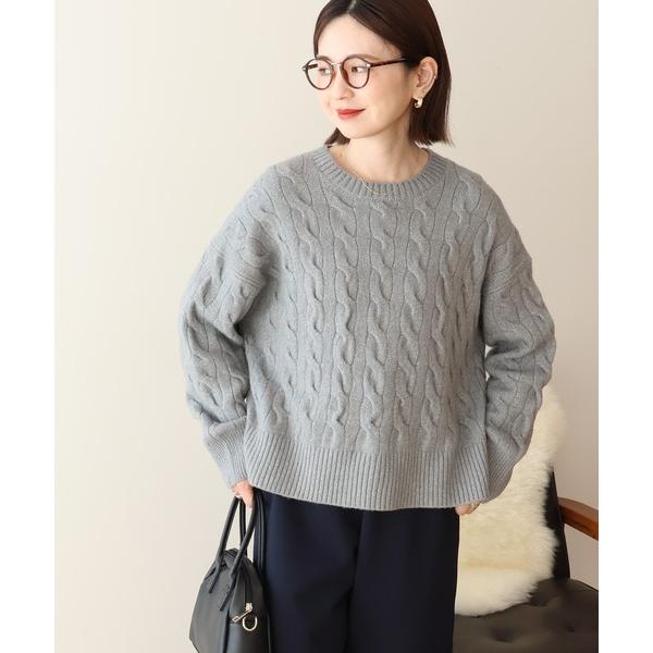 『タイムセール実施中』ZOZO問い合わせ番号:99765567ショップ:AMERICAN HOLIC，アメリカンホリックブランド:AMERICAN HOLIC，アメリカンホリック商品名:ミドルゲージケーブルニットプルオーバーカテゴリ:トップ...