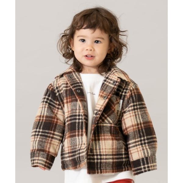 『セール実施中』ZOZO問い合わせ番号:99797276ショップ:petit main，プティマインブランド:and D. petit main，アンドディープティマイン商品名:【親子リンク】チェックジャケット/アウター/親子リンクカテゴリ...