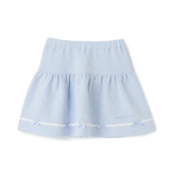 『セール実施中』※このアイテムは返品・交換対象外商品です。ZOZO問い合わせ番号:99797292ショップ:NARUMIYA ONLINE，ナルミヤ オンラインブランド:mezzo piano，メゾピアノ商品名:ハートジャガード　スカートカ...