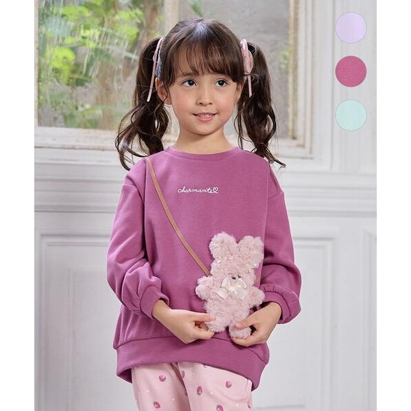 『セール実施中』ZOZO問い合わせ番号:99797443ショップ:ANY，エニィブランド:ANY，エニィ商品名:アニマルポシェット 裏シャギー トレーナーカテゴリ:トップス>スウェットブランド品番:TOFSGW0552素材:ピンク×ウ...