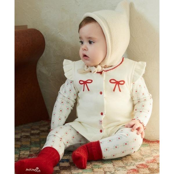 『セール実施中』ZOZO問い合わせ番号:99859948ショップ:moimoln，モイモルンブランド:moimoln，モイモルン商品名:【リバーシブル】リボンロゼットガーデンパデットベストカテゴリ:トップス>ベストブランド品番:M25...