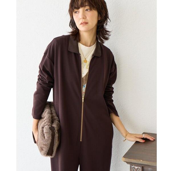 『セール実施中』ZOZO問い合わせ番号:99860377ショップ:RIVE DROITE，リヴドロワブランド:RIVE DROITE，リヴドロワ商品名:【着心地抜群】ポロカラーロンパースカテゴリ:オールインワン・サロペット>つなぎ/オ...