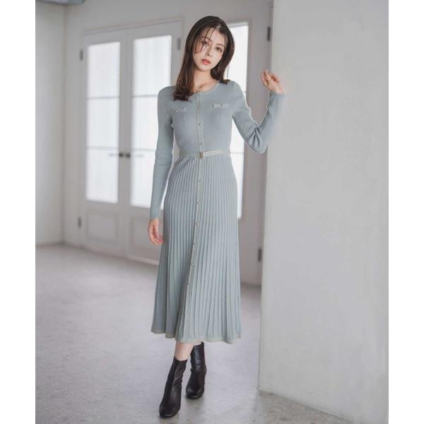 『タイムセール実施中』ZOZO問い合わせ番号:99861553ショップ:MISCH MASCH，ミッシュ マッシュブランド:MISCH MASCH，ミッシュマッシュ商品名:2025秋冬新作 ラメ配色ニットワンピースカテゴリ:ワンピース/ドレ...