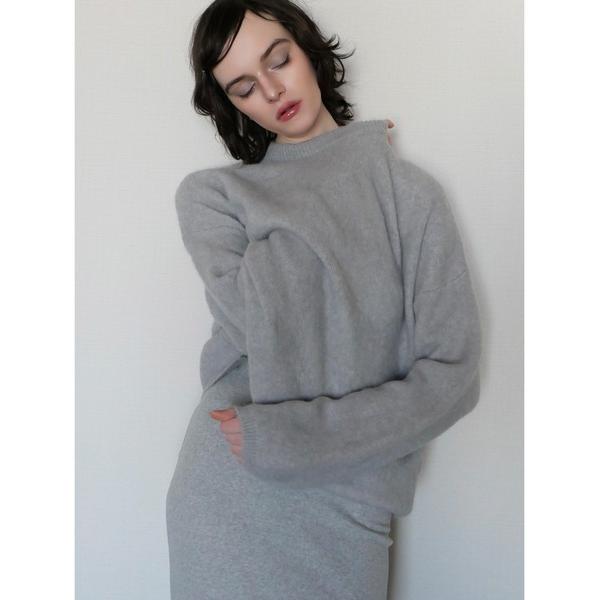 ニット セーター angora over knit レディース