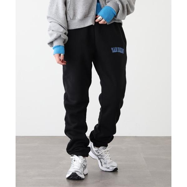 『タイムセール実施中』ZOZO問い合わせ番号:99896423ショップ:FUNALIVE，ファンアライブブランド:FUNALIVE，ファンアライブ商品名:ワンポイント刺繍 プリント スウェットパンツ裏起毛カテゴリ:パンツ>スウェットパ...