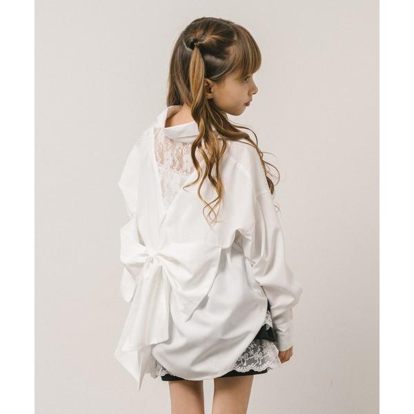 ZOZO問い合わせ番号:99898426ショップ:moredays store，モアデイズ・ストアブランド:URBAN CHERRY，アーバンチェリー商品名:バックビッグリボンシャツカテゴリ:トップス>シャツ/ブラウスブランド品番:U...