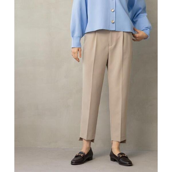 パンツ ステップヘムテーパードパンツ/セットアップ対応可「洗濯機OK」 レディース