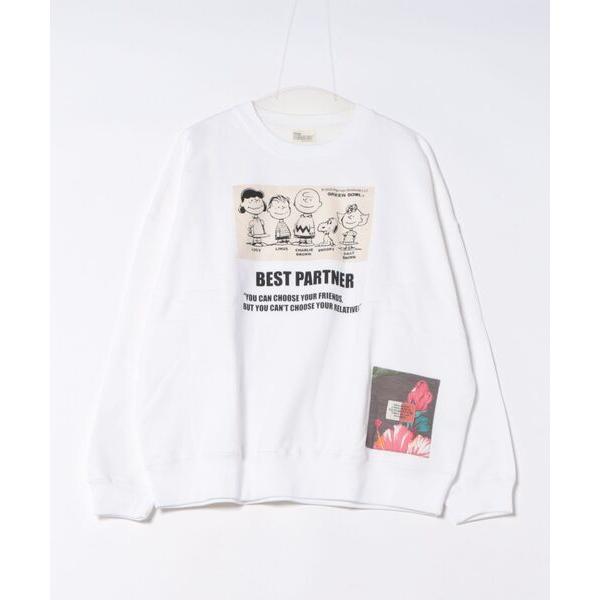 トレーナー スウェット スヌーピー「SNOOPY」Big Silhouette C/N Sweat レディース メンズ