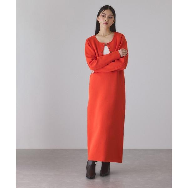 『セール実施中』ZOZO問い合わせ番号:99900014ショップ:ADAM ET ROPE'，アダムエロペブランド:ADAM ET ROPE'，アダムエロペ商品名:フォルムカーディガンセットワンピースカテゴリ:ワンピース/ドレス>ワン...