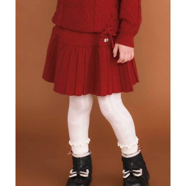 『タイムセール実施中』ZOZO問い合わせ番号:99931555ショップ:BEBE ONLINE STORE，ベベ オンラインストアブランド:SLAP SLIP，スラップスリップ商品名:【ウォッシャブル加工】リボンチャーム付きニットプリーツス...