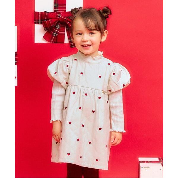 『セール実施中』ZOZO問い合わせ番号:99931660ショップ:F.O.Online Store，エフオーオンラインストアブランド:apres les cours，アプレレクール商品名:tiny bear キルト刺繍ワンピースカテゴリ:ワ...