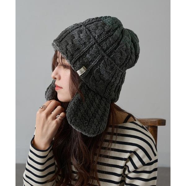 『タイムセール実施中』ZOZO問い合わせ番号:99932674ショップ:SETUP7，セットアップセブンブランド:SETUP7，セットアップセブン商品名:【SETUP7】MIX切り替えニット帽 耳付き FTLカテゴリ:帽子>ニットキャ...