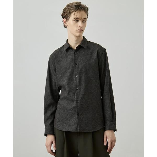 シャツ SOFT TWEED レギュラーカラーシャツ メンズ