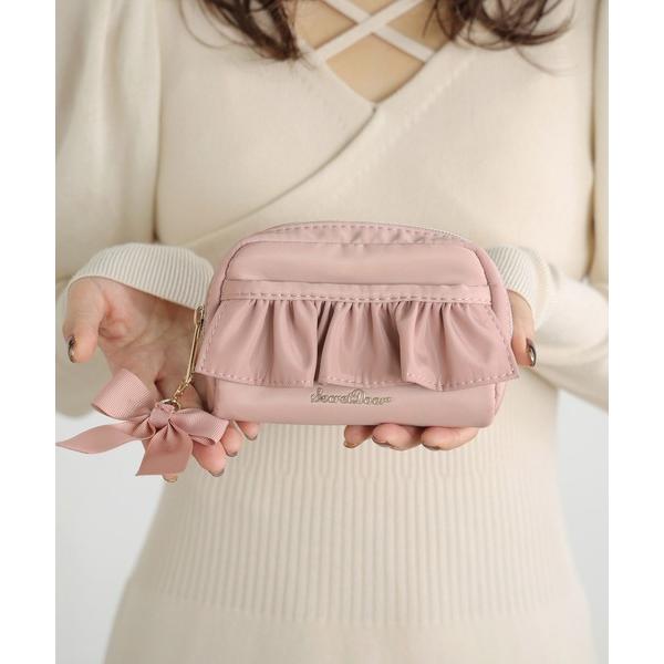 『タイムセール実施中』ZOZO問い合わせ番号:99934256ショップ:ALTROSE，アルトローズブランド:SecretDoor，シークレットドア商品名:ポーチ メイクポーチ 化粧ポーチ フリル リボン ローズヒップカテゴリ:財布/小物&...