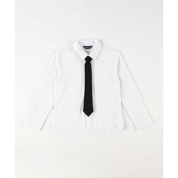 『タイムセール実施中』ZOZO問い合わせ番号:99936132ショップ:COMME CA ISM，コムサイズムブランド:COMME CA ISM，コムサイズム商品名:ネクタイ付き 長袖シャツ(140-160cm)カテゴリ:トップス>シ...