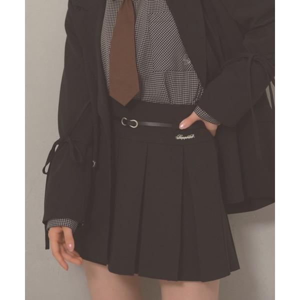 ZOZO問い合わせ番号:99937740ショップ:repipi armario，レピピアルマリオブランド:repipi armario，レピピ アルマリオ，10C REPIPI，ジューシーレピピ商品名:【セレモニー】ベルト付きプリーツスカー...