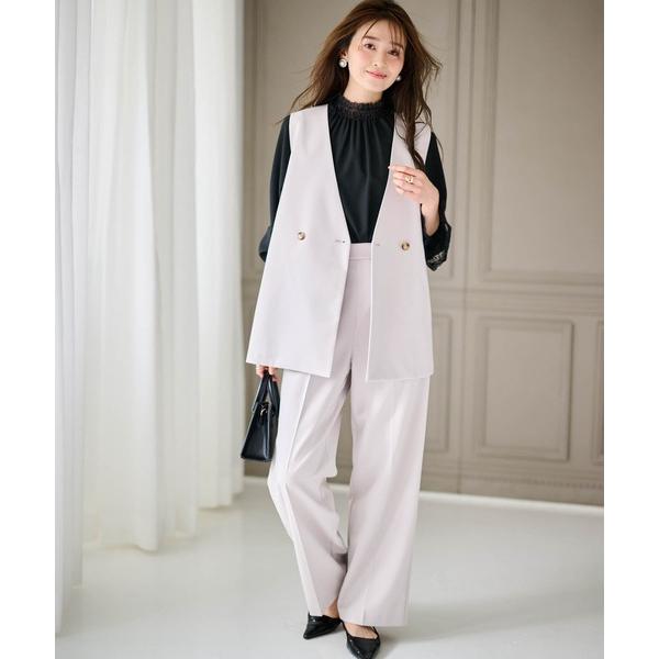 『タイムセール実施中』ZOZO問い合わせ番号:99967437ショップ:RANAN，ラナンブランド:RANAN，ラナン商品名:【2点セット】洗える/防シワ/UVカット 　バックフリルベストセットアップカテゴリ:フォーマルスーツ/小物>...