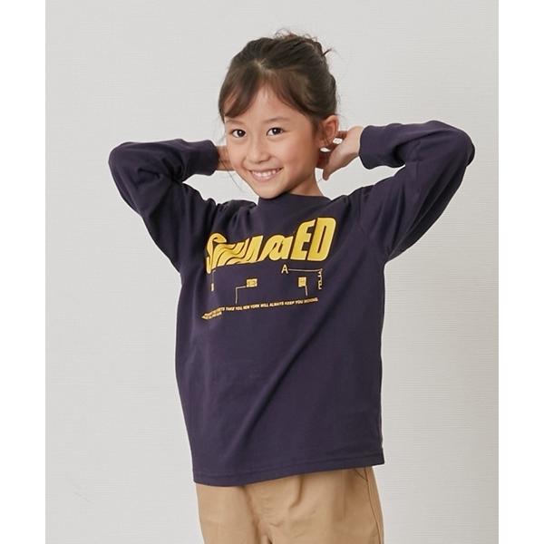 『セール実施中』ZOZO問い合わせ番号:99967532ショップ:GLAZOS，グラソスブランド:GLAZOS，グラソス商品名:【SKIT0LY】【プチプラ】バック縦ロゴプリント長袖Tシャツカテゴリ:トップス>Tシャツ/カットソーブラ...