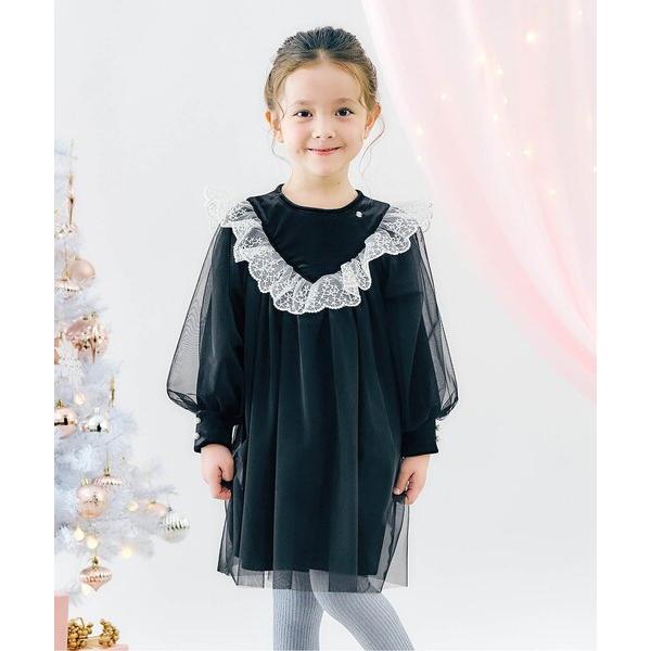 『セール実施中』ZOZO問い合わせ番号:99967759ショップ:F.O.Online Store，エフオーオンラインストアブランド:apres les cours，アプレレクール商品名:【リンク/ジュニア対応】ベロアチュールワンピース＿ア...