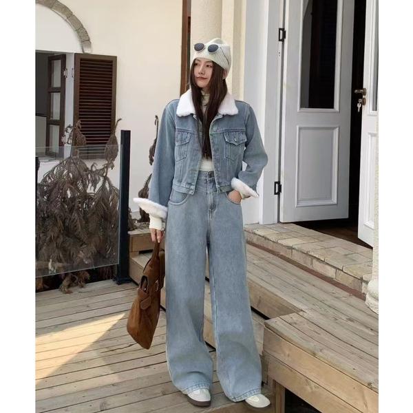 『セール実施中』ZOZO問い合わせ番号:99970447ショップ:Ulysses，ユリシスブランド:FAVORITO，ファヴォリート商品名:冬活躍ボアデニムセットアップカテゴリ:ジャケット/アウター>セットアップブランド品番:UIJ0...