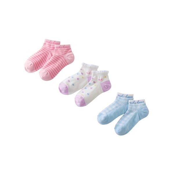 靴下 ローカットソックスパック　ソックス３足セット(17-23cm) キッズ 子供 男の子 女の子