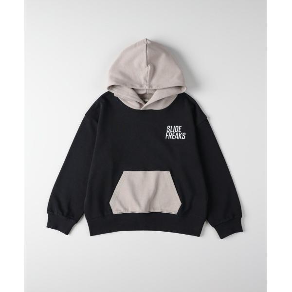 『タイムセール実施中』ZOZO問い合わせ番号:100002290ショップ:Right-on，ライトオンブランド:Right-on，ライトオン商品名:【Refurbish】配色スウェットパーカー (配色/バイカラー/ロゴ/スウェット/フード/...