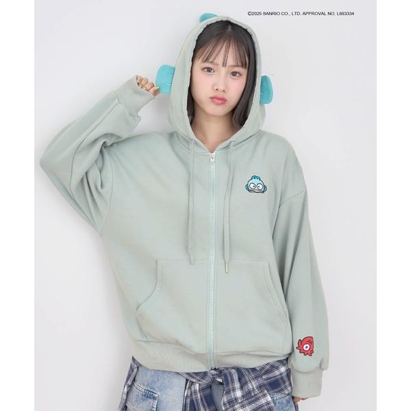 ZOZO問い合わせ番号:100002340ショップ:NARUMIYA ONLINE，ナルミヤ オンラインブランド:LOVETOXIC，ラブトキシック商品名:【サンリオキャラクターズ】なりきりパーカーカテゴリ:トップス>パーカーブランド...