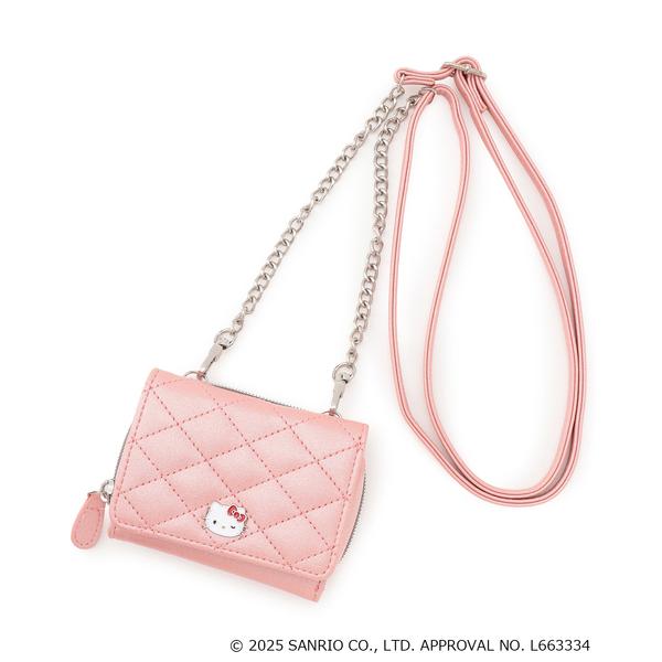 ZOZO問い合わせ番号:100002353ショップ:NARUMIYA ONLINE，ナルミヤ オンラインブランド:LOVETOXIC，ラブトキシック商品名:【サンリオキャラクターズ】キラキラキルティングウォレットカテゴリ:財布/小物>...