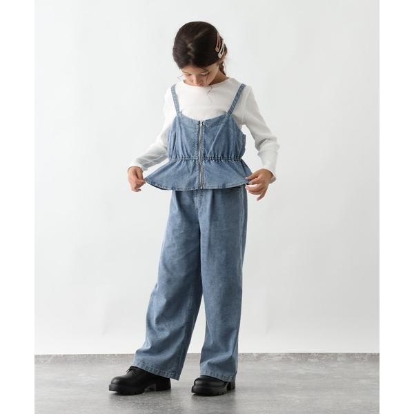 『セール実施中』ZOZO問い合わせ番号:100002594ショップ:GLOBAL WORK，グローバルワークブランド:GLOBAL WORK，グローバルワーク商品名:トクトク3デニムセット＊ロンＴ/606702カテゴリ:オールインワン・サロ...