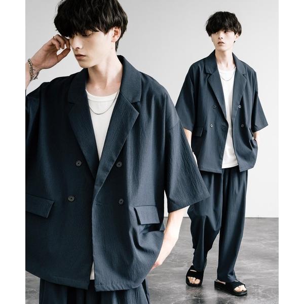 『タイムセール実施中』参考価格：7，700円発売時期：2024年05月コンディション：A（使用感なし）数回使用した程度で使用感が感じられないアイテム付属品：インナー参考商品名：【セットアップ】ダブルテーラードジャケット＆イージーワイドパンツ...