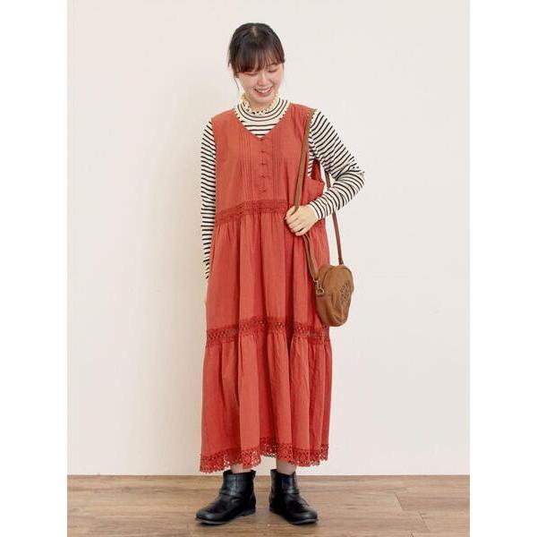 『タイムセール実施中』ZOZO問い合わせ番号:100098240ショップ:Samansa Mos2，サマンサ モスモスブランド:Samansa Mos2，サマンサ モスモス商品名:【S/Mサイズ】レースティアードノースリーブワンピースカテゴ...