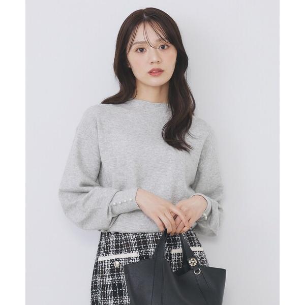 『タイムセール実施中』ZOZO問い合わせ番号:100098945ショップ:index，インデックスブランド:index，インデックス商品名:ふんわりボトルネックパフスリーブニット【洗濯機OK】カテゴリ:トップス>ニット/セーターブラン...