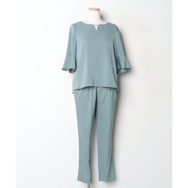 『セール実施中』参考価格：14，960円発売時期：2019年03月コンディション：C（やや使用感あり）使用感があり、やや気になる傷や汚れがあるアイテム全体的：汚れ参考商品名：バックレーストップス＆タックパンツスーツ2点セットアップパンツ結婚...